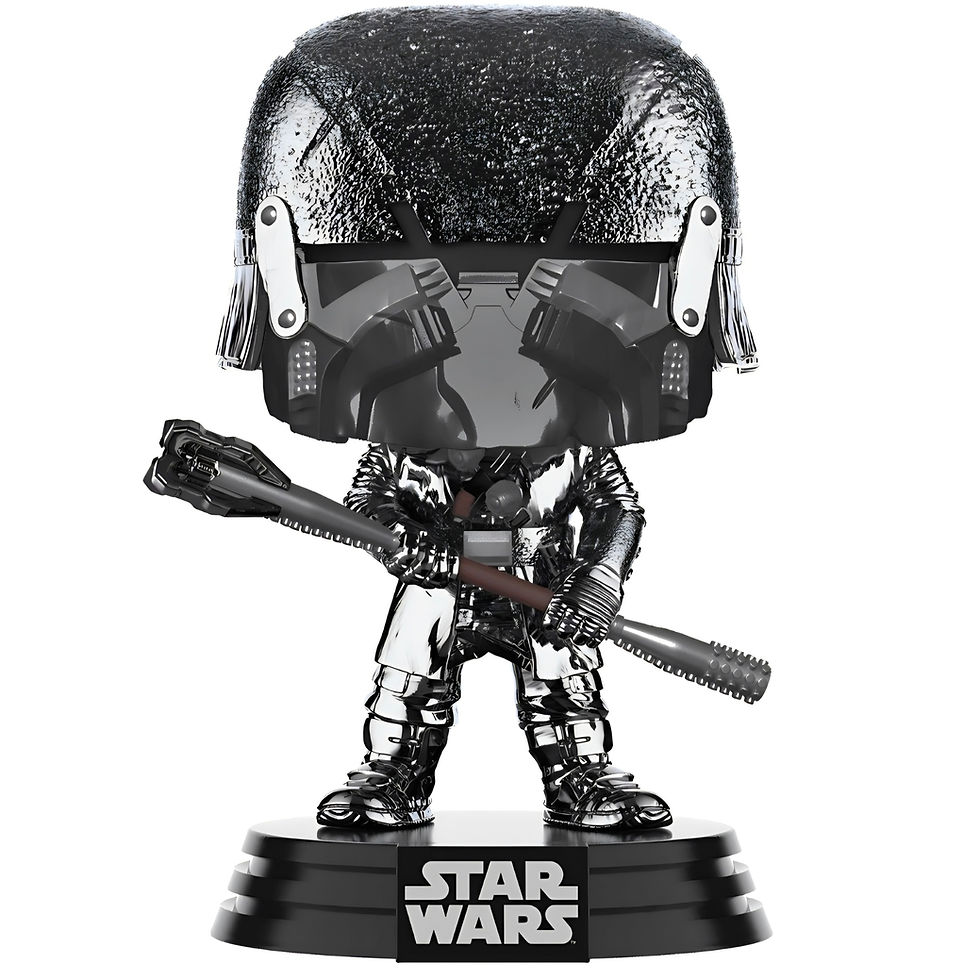 Thumbnail: STAR WARS #0332 : KNIGHT OF REN (WAR CLUB) (HEMATITE CHROME)