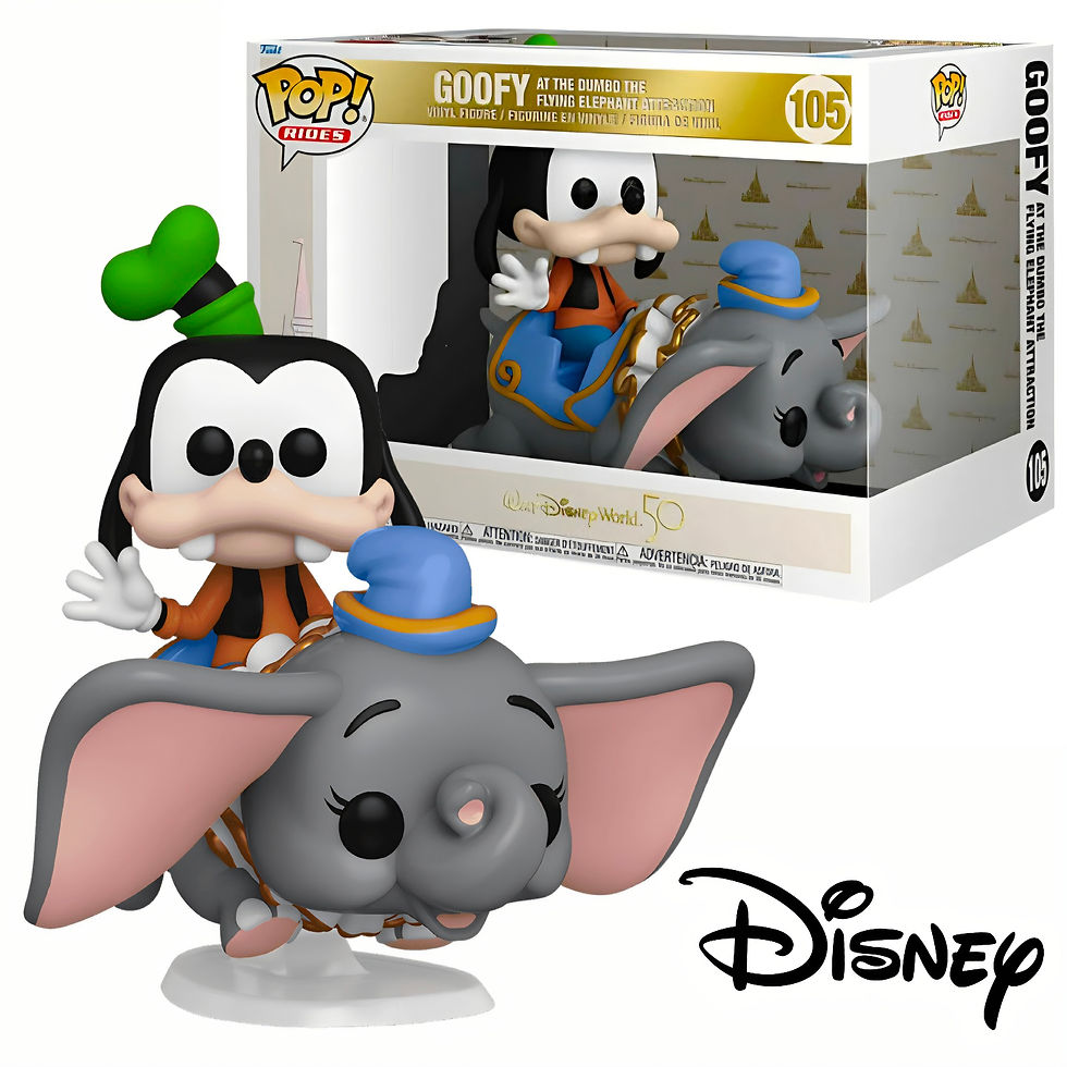 Thumbnail: DISNEY RIDE #0105 : GOOFY WITH DUMBO THE FLYING ELEPHANT ATTRACTION
