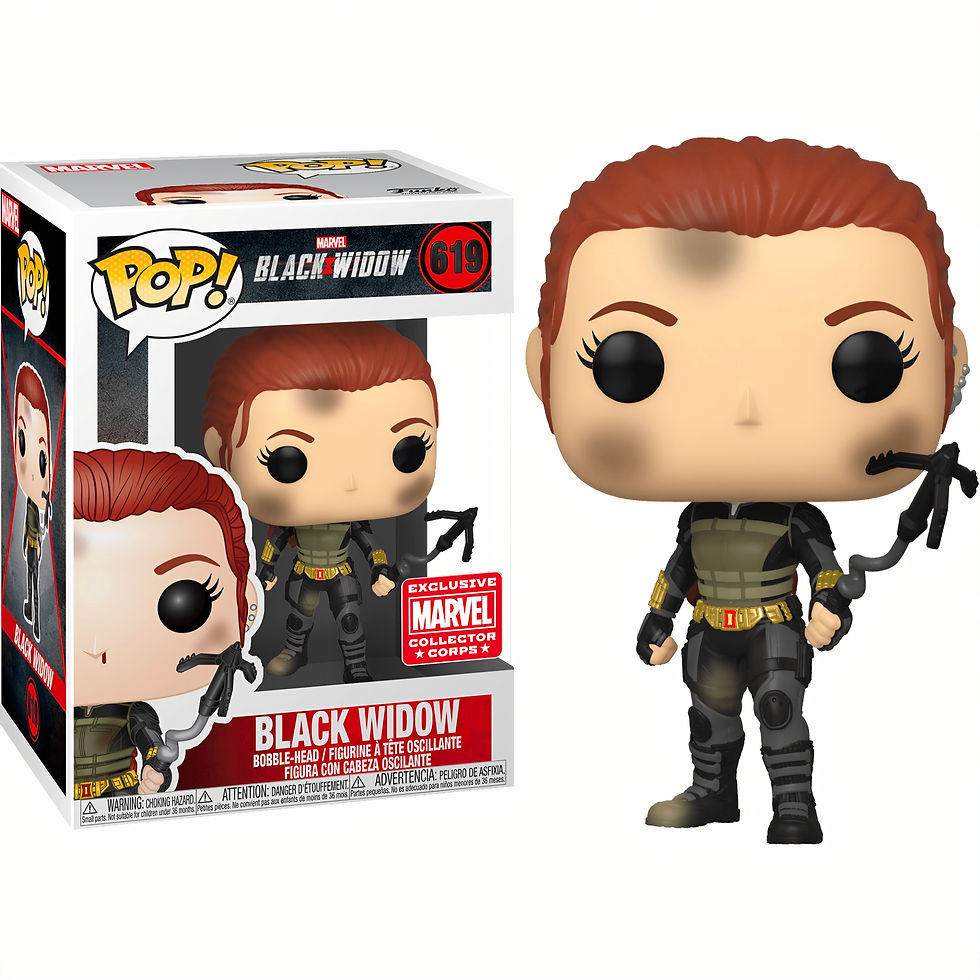 Thumbnail: MARVEL BLACK WIDOW #0619 : BLACK WIDOW (BATTLE DAMAGE)