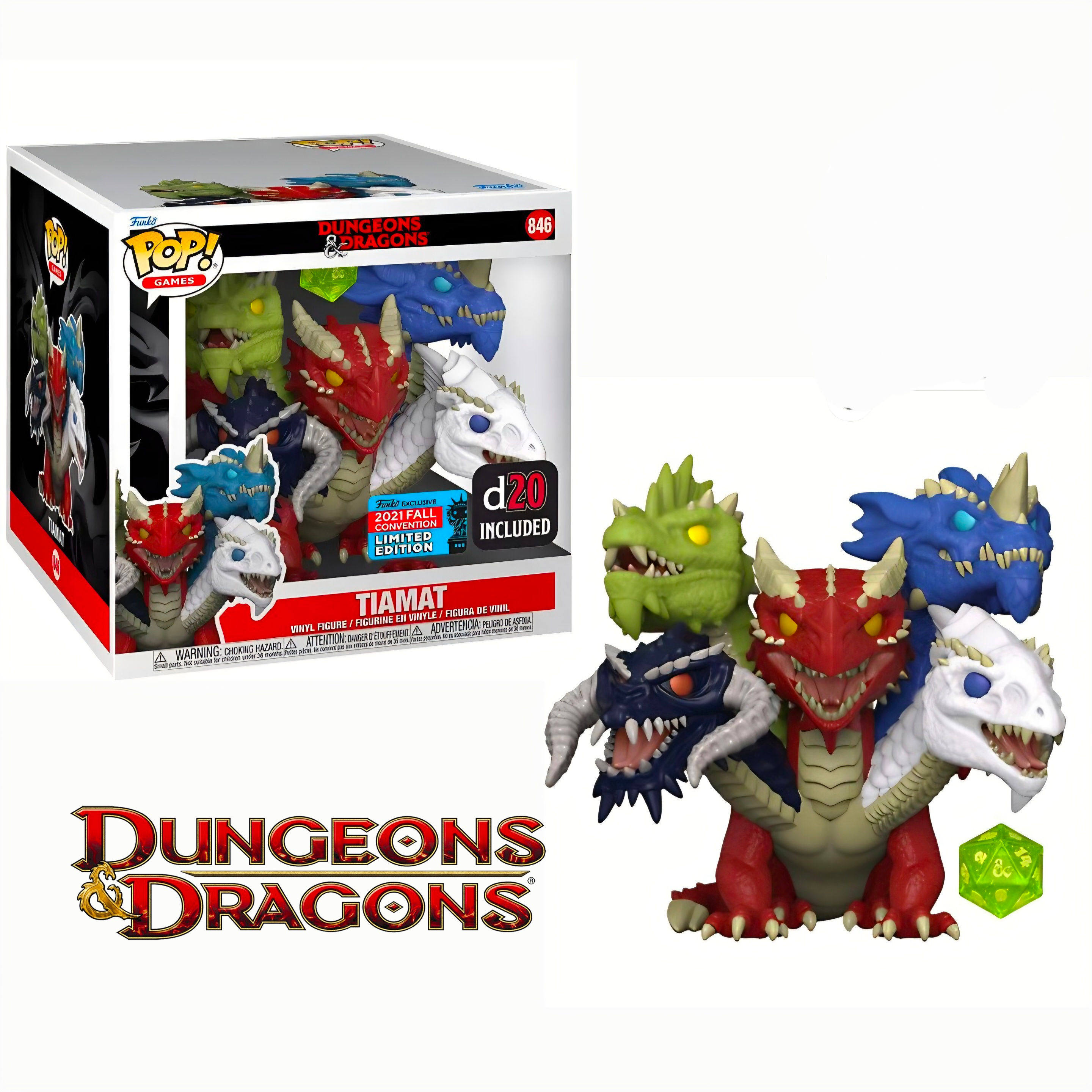 DUNGEONS & DRAGONS #0846 : TIAMAT (WITH D20) (FALL CONVENTION)
