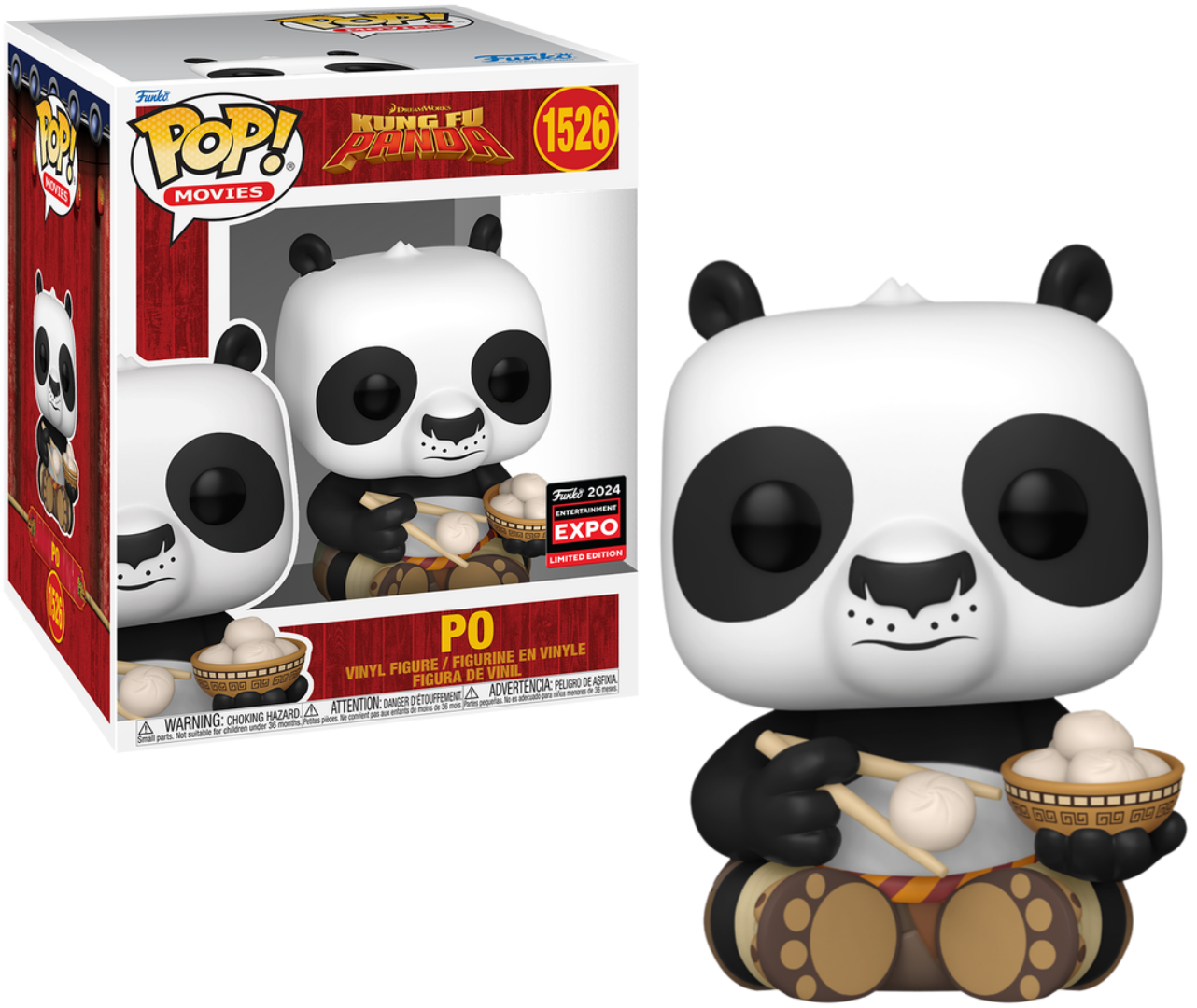 Kung Fu Panda ~ Pop! Movies ~ 2024 E! Expo LE 6 Vinyl