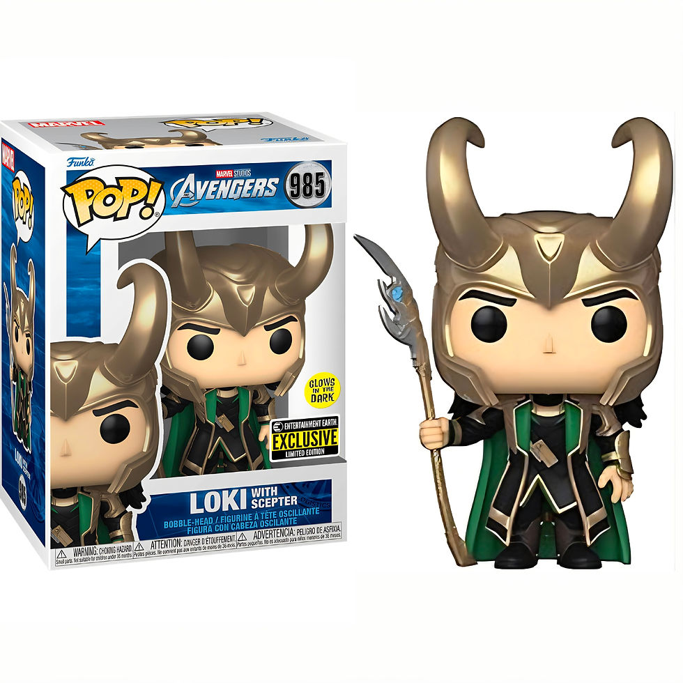 Thumbnail: MARVEL AVENGERS #0985 : LOKI WITH SCEPTER (GLOW)