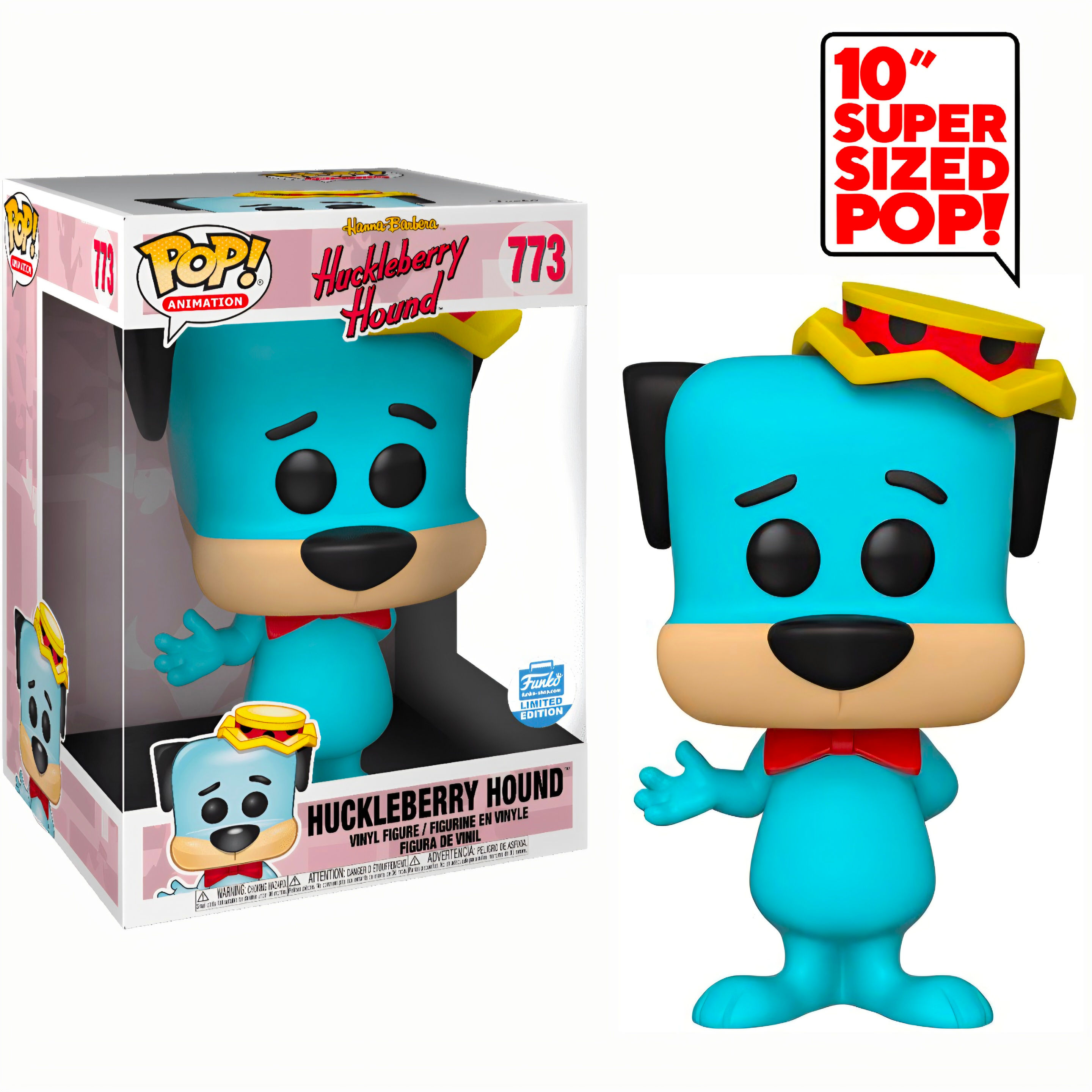 HANNA BARBERA #0773 : HUCKLEBERRY HOUND (JUMBO 10")