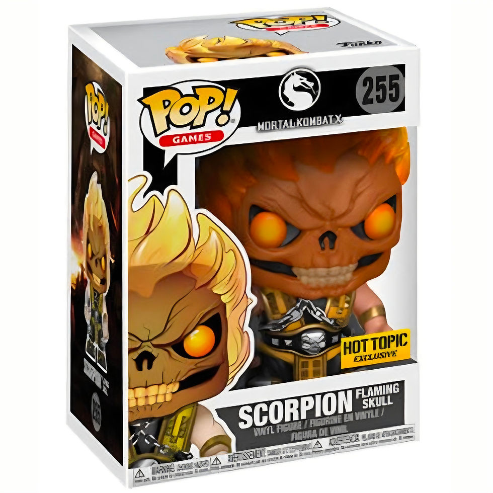 Thumbnail: MORTAL KOMBAT #0255 : SCORPION (FLAMING SKULL)