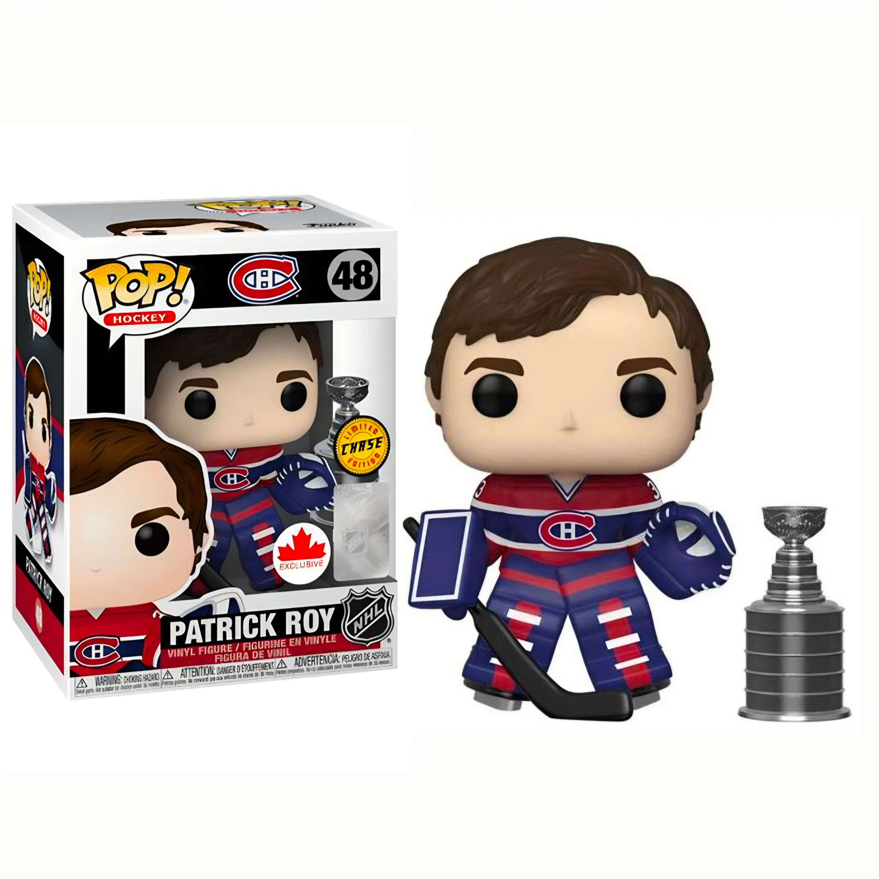 POP SPORTS NHL #0048 : PATRICK ROY WITH STANLEY CUP (CHASE)