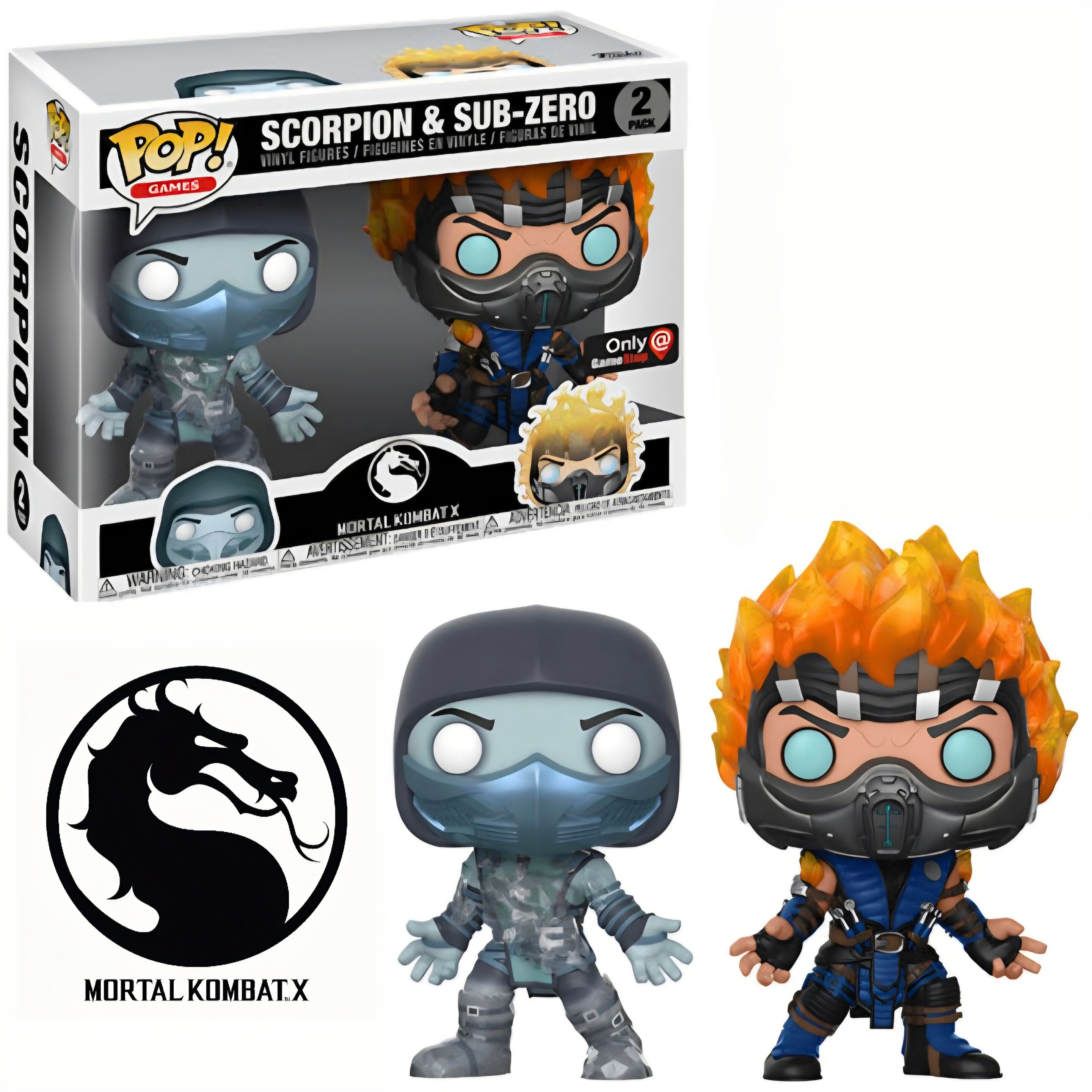 MORTAL KOMBAT 2 PACK : SCORPION & SUB-ZERO