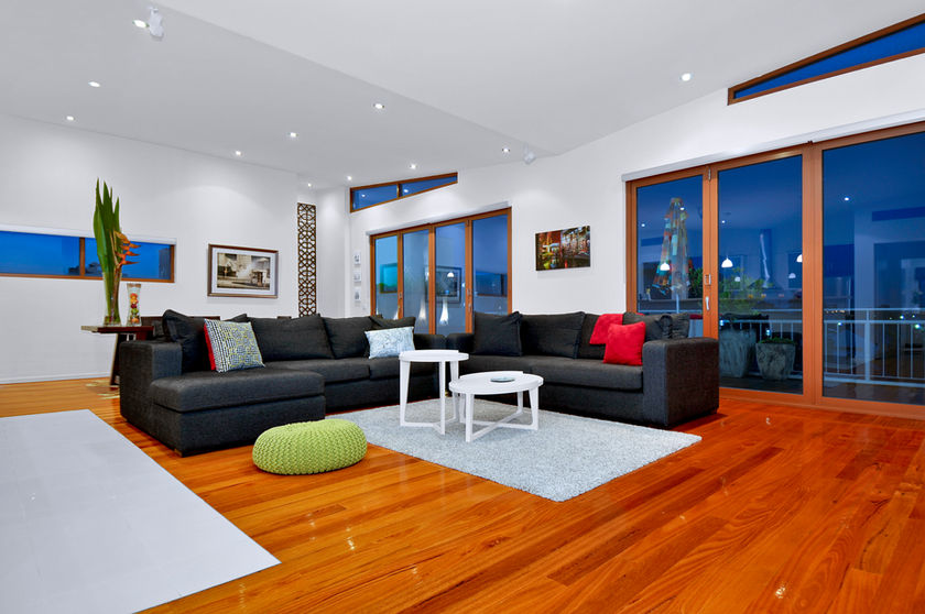 Modern living room in a Melbourne property Melbourne.