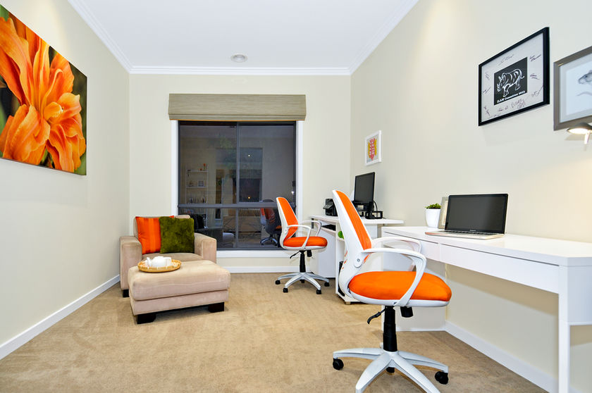 Modern home office in a Melbourne property Melbourne.