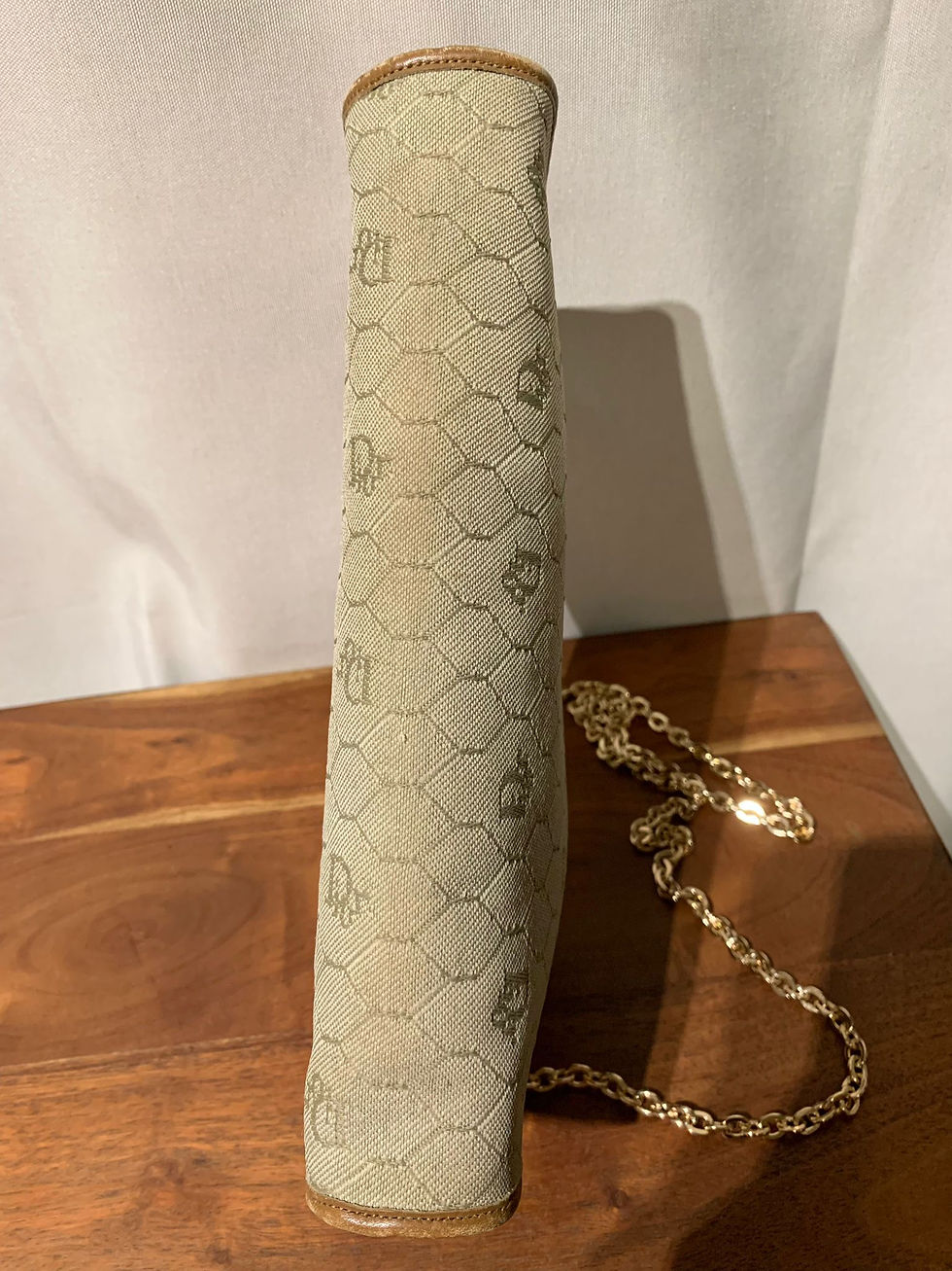 Thumbnail: Dior vintage clutch mini brown monogram bag