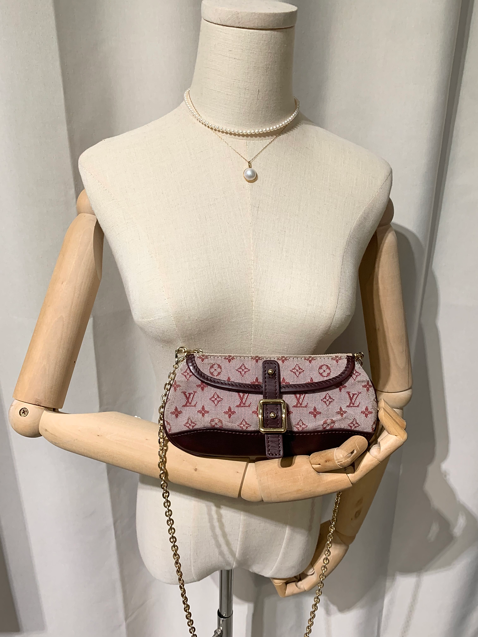 Thumbnail: LV cloth crossbody clutch