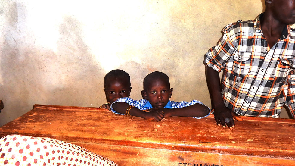 An orphan at school