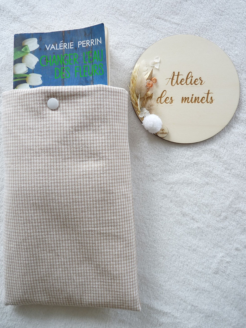 Miniature : Pochette rembourrée personnalisable pour livre de poche pour livres