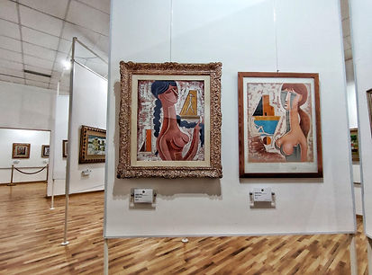 opere confiscate alla mafia palazzo della cultura galleria mattia preti opere di tozzi a Reggio Calabria