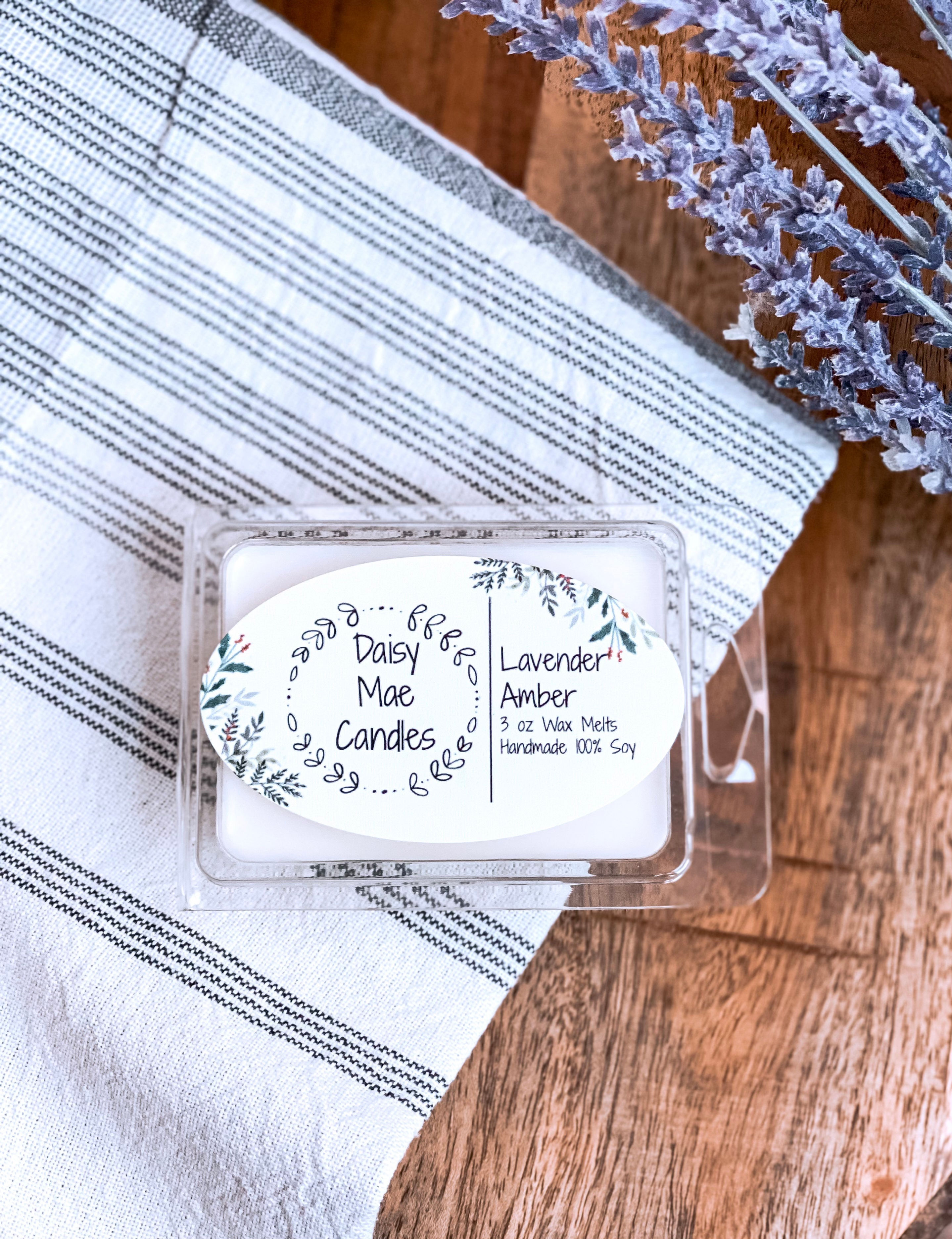 Lavender Amber - 3 oz Wax Melts