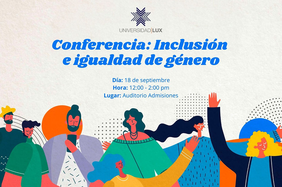 Conferencia: Inclusión e Igualdad de Género