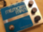 Blue and Silver Memory Man Vintage Pedal- Solid State Echo Chorus- electro-hamonix- Made in New York City/USA.