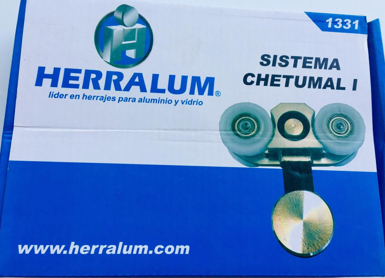 SISTEMA CORREDIZO CHETUMAL I CANCEL HERRALUM