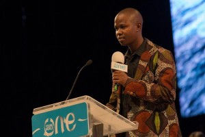 Wildlife Works’ Community Relations Officer Joseph Mwakima speaking