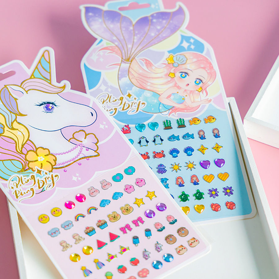 Thumbnail: 3D Earring Stickers (mix) - FOR WHOLESALE