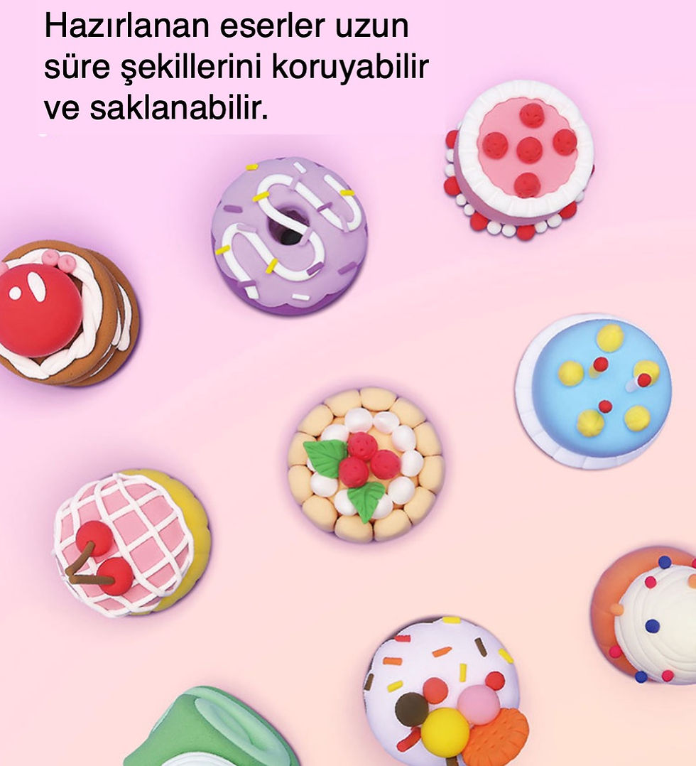 Thumbnail: Yummy Desserts Air Dry Modeling Clay set (12 designs)