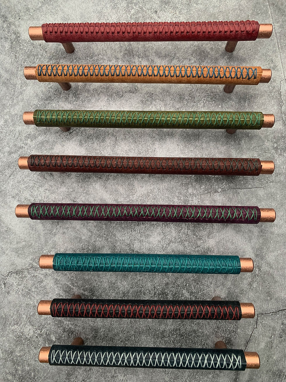 Thumbnail: Langcliffe Copper T-bar Cabinet Handle