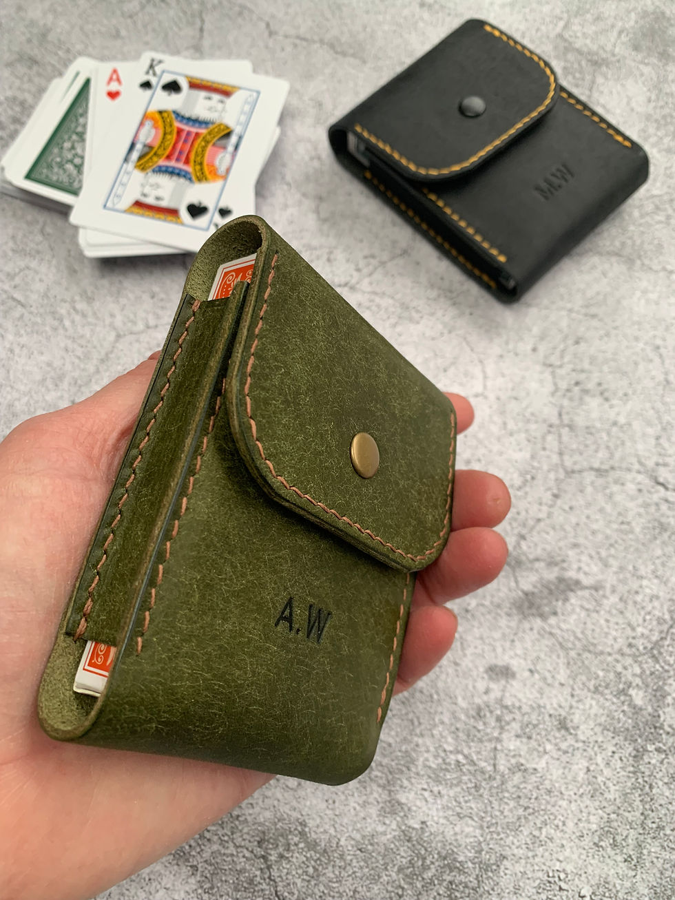 Thumbnail: playing card leather case