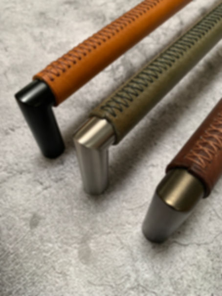 Leather Brompton Door Pull Handle