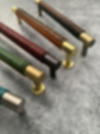 Haworth Leather Cabinet Furniture Pull Handle