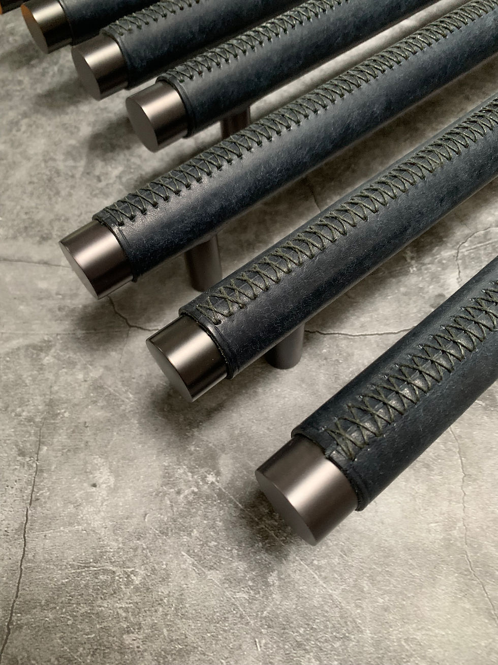 Thumbnail: Kilby Leather Door Pull Handle