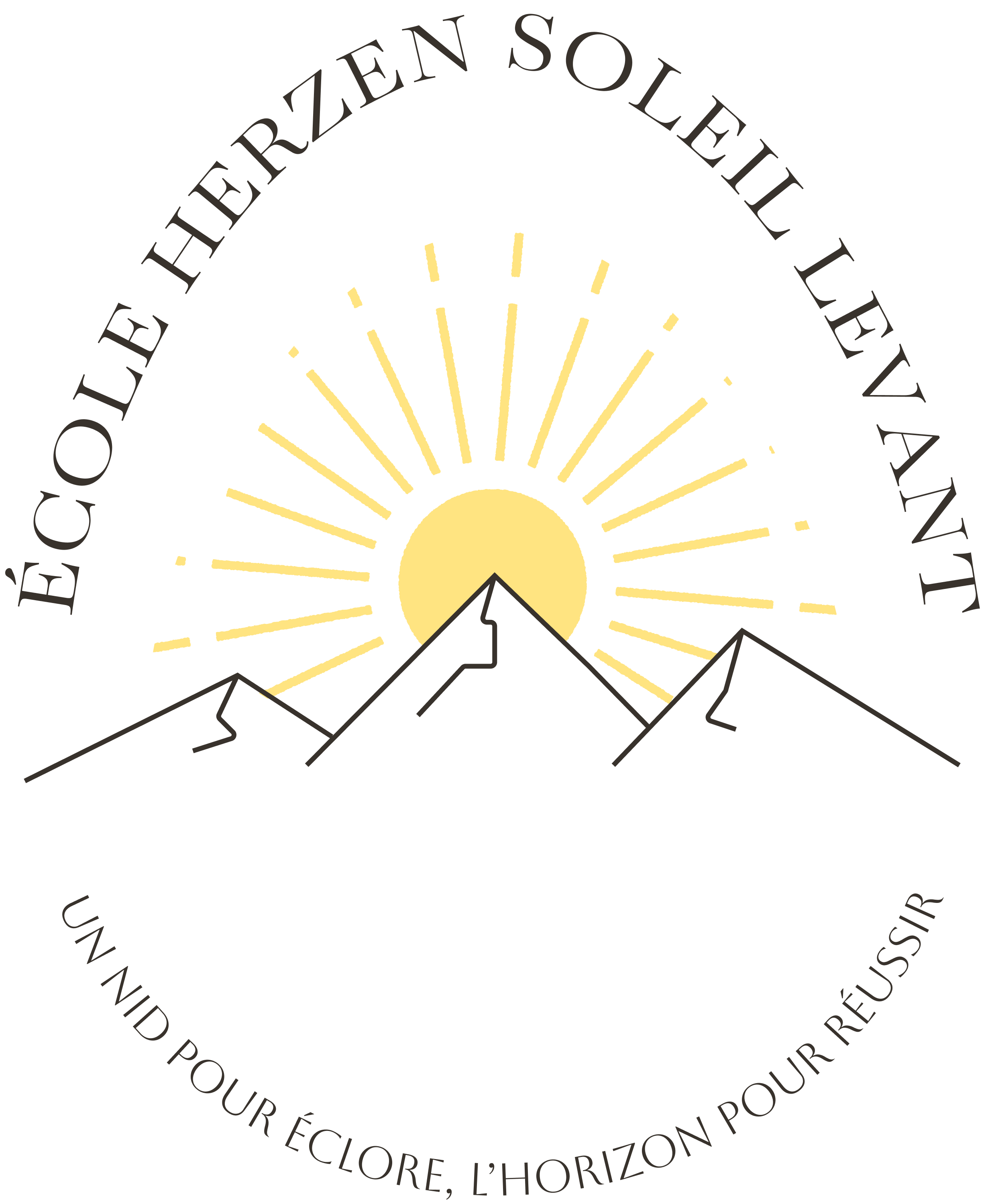 Logo École Herzen Soleil Levant