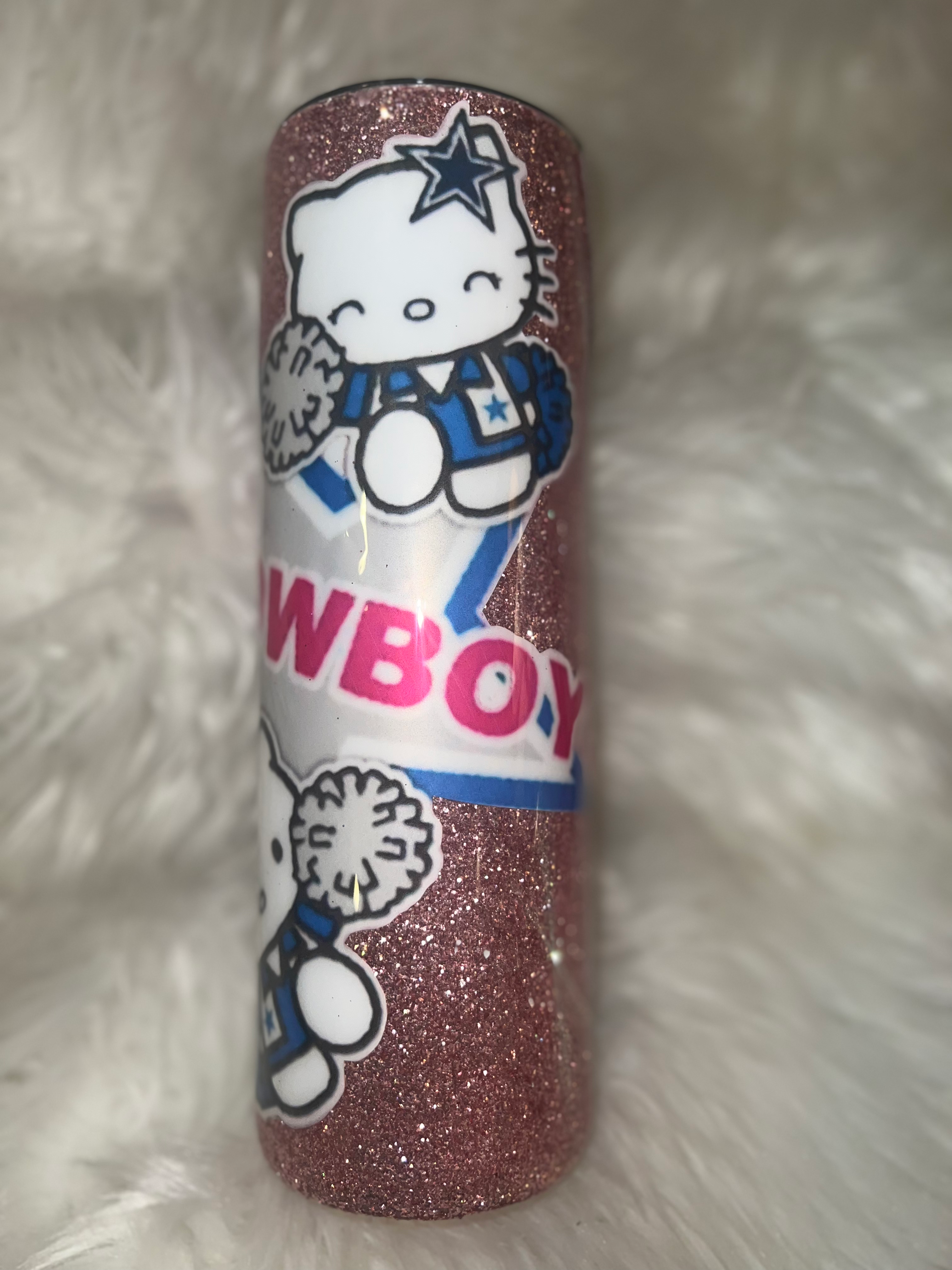 Cowboys Hello Kitty Tumbler