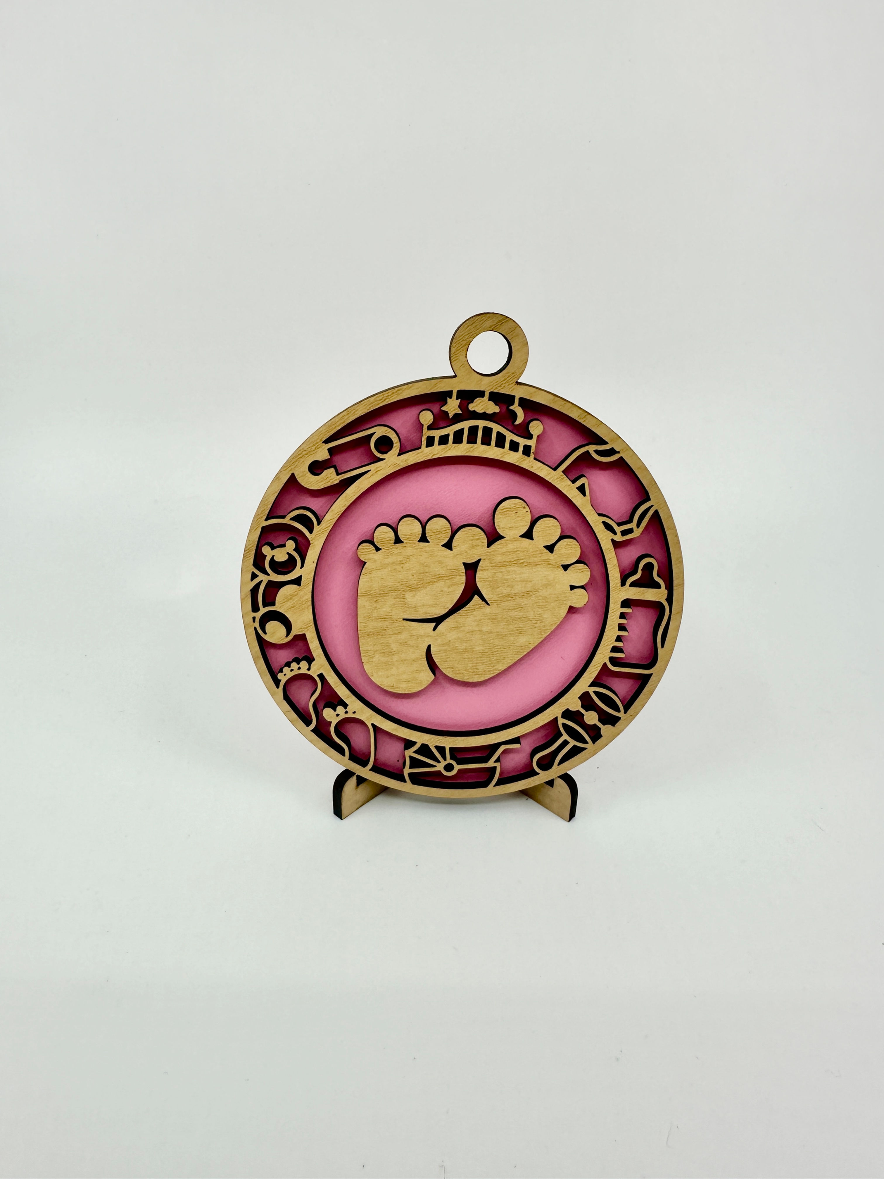 Personalized Baby Girl Ornament