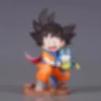 Thumbnail: Dragon Ball Z Goku & Pura Figure — 10cm PVC Collectible