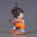 Thumbnail: Dragon Ball Z Goku & Pura Figure — 10cm PVC Collectible