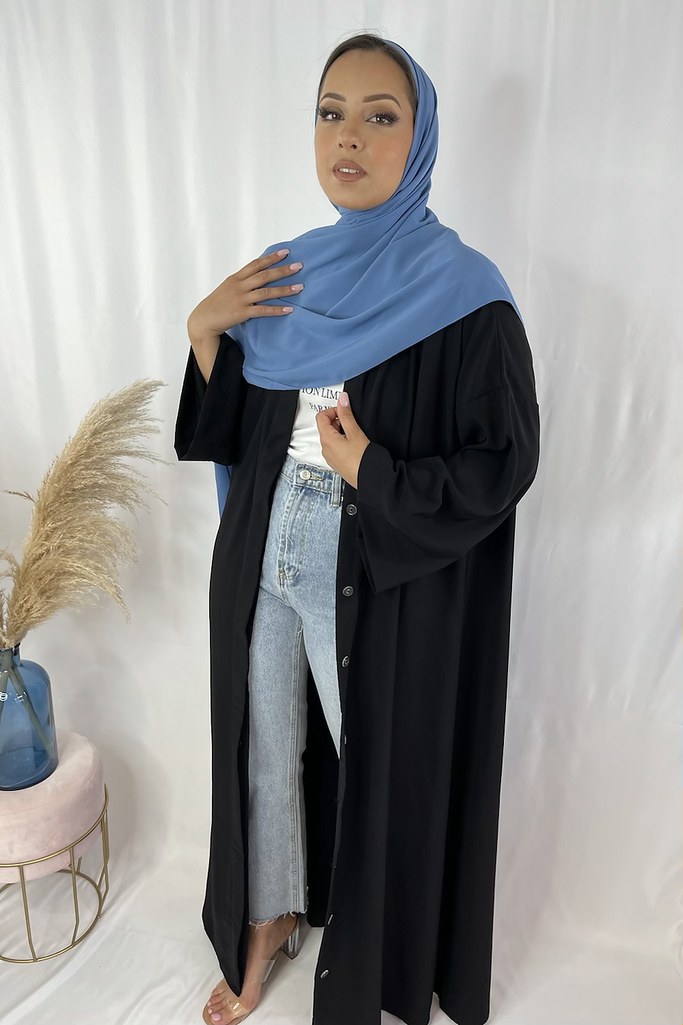 Miniatura: ABAYA KIMONO POSTERIOR