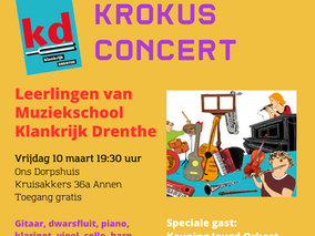 Krokusconcert in Annen!