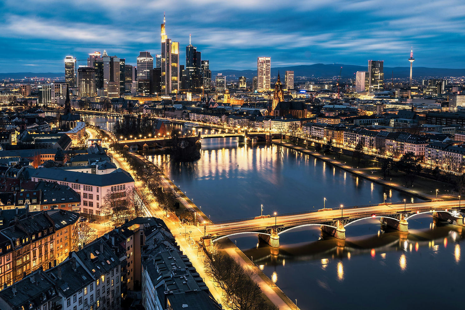 Der Goetheplatz in Frankfurt am Main am Tag