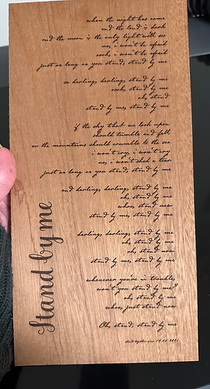 Lasergravur Liedtext