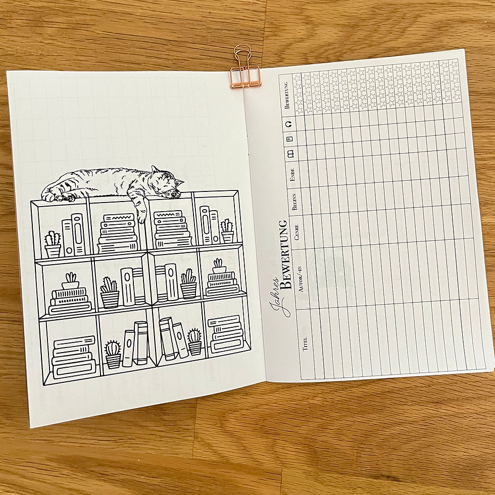 Miniaturbild: Lesetagebuch, DIN A5
