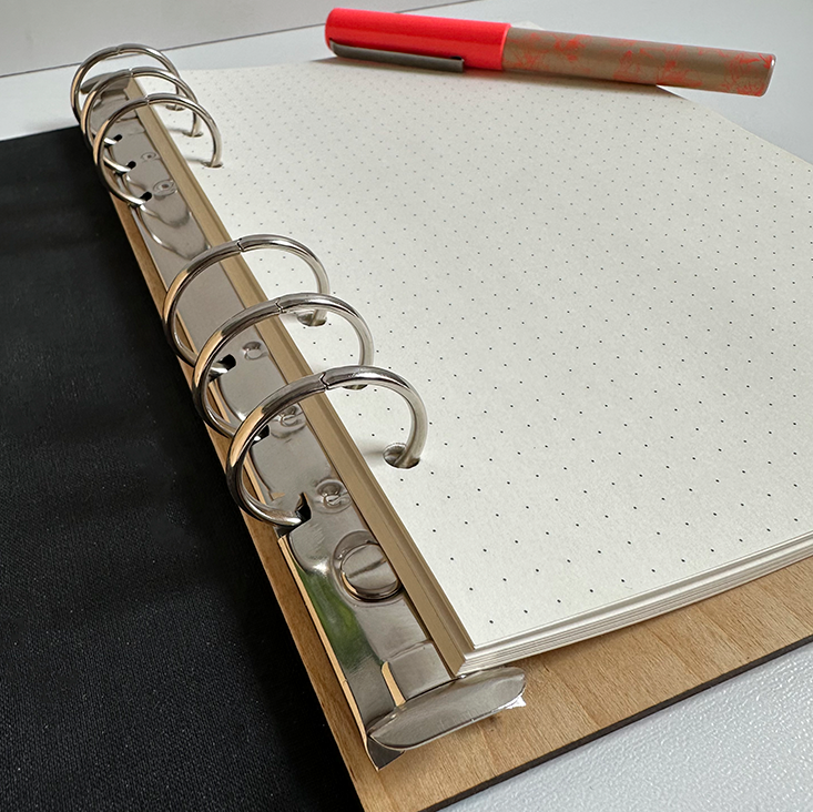 Miniaturbild: Notizbuch aus Holz DIN A5 | mit Spruch