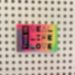 Kühlschrankmagnet mit Spruch, Lebensweisheit, UV-Druck, Regenbogen, Vorderansicht