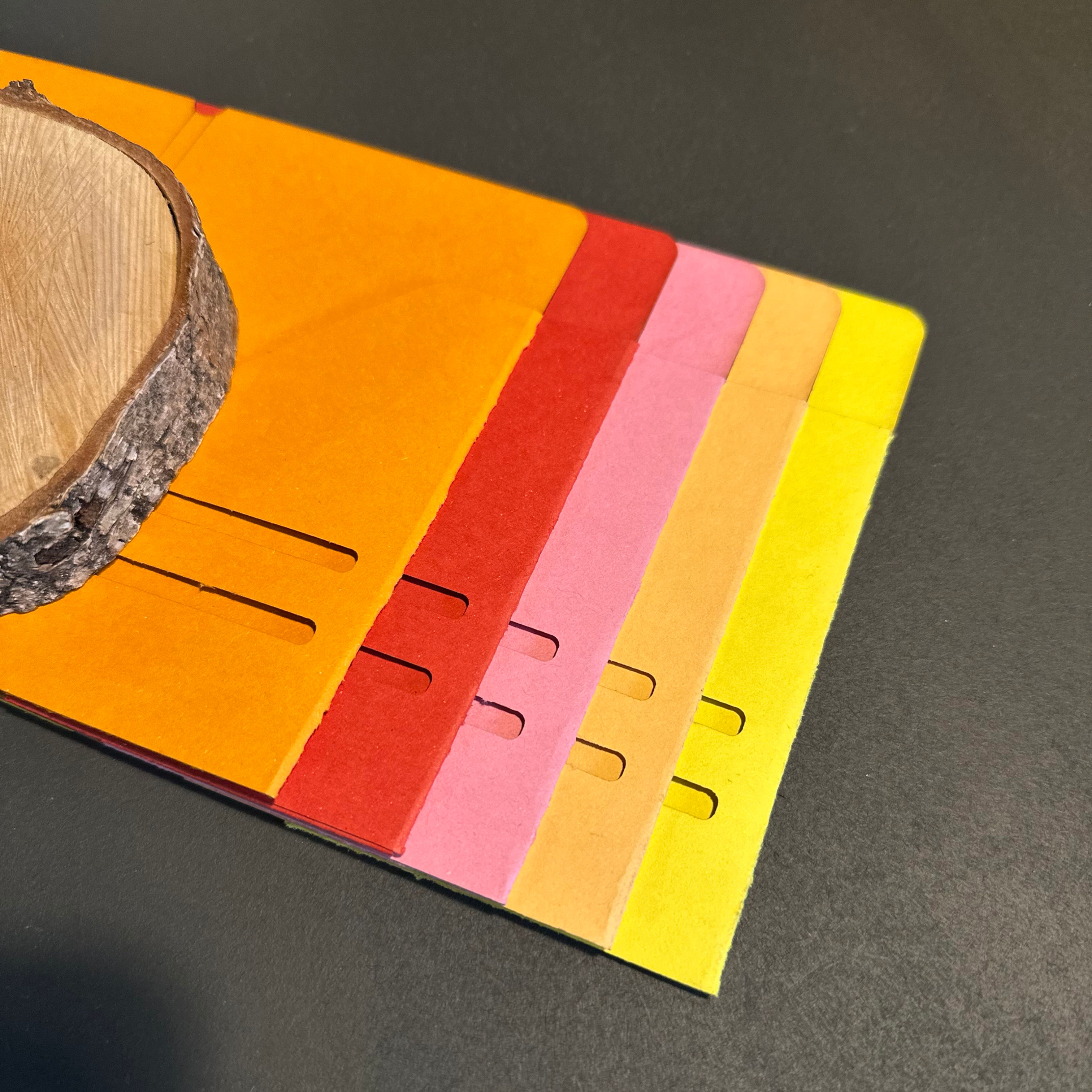 Organizer Einlagen für Journal, bunt