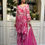 Thumbnail: Floral Print Sharara Set with Organza Duppata