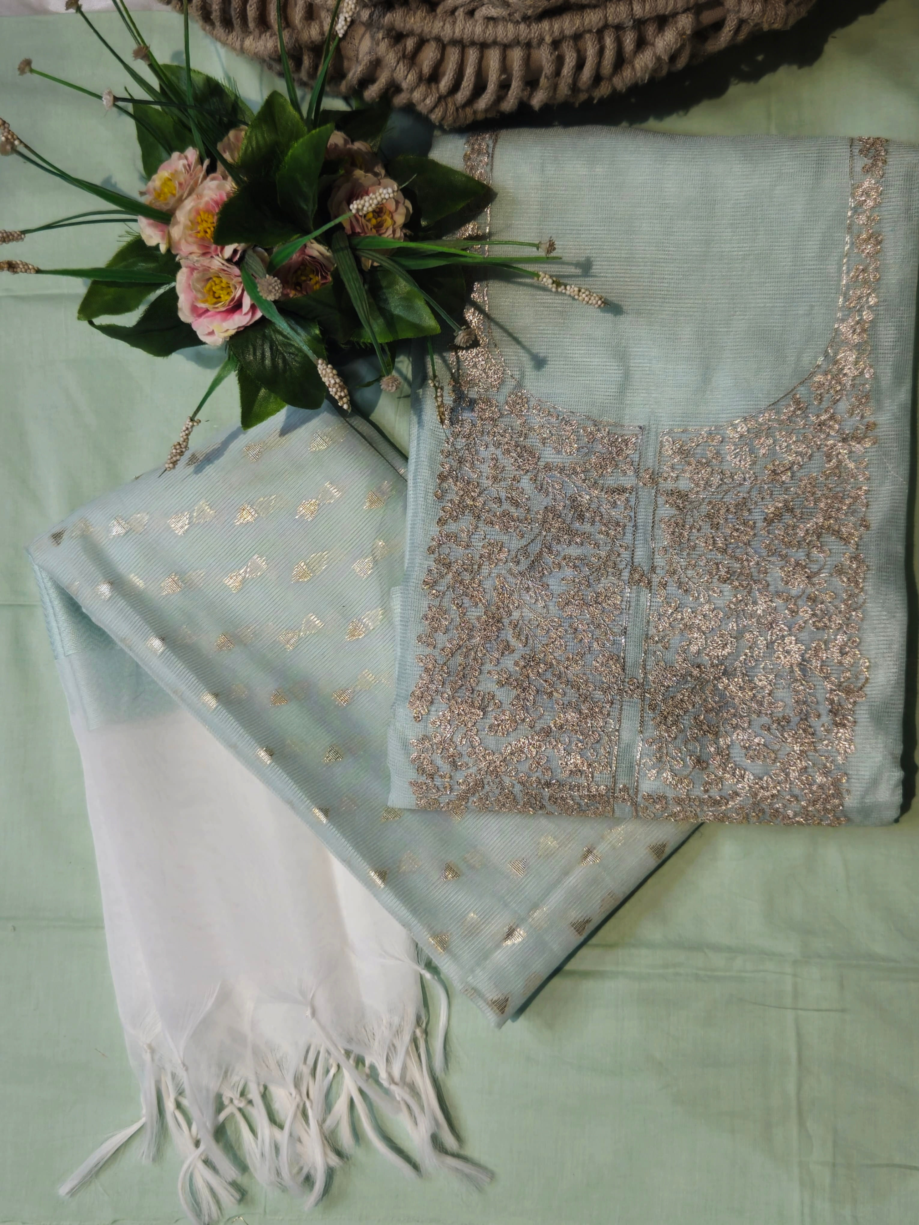 Rama Supernet Doria Unstitched Suit