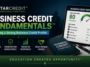 STAR CREDIT Business Credit Fundamentals guide about building a strong business credit profile