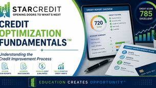 STAR CREDIT Credit Optimization Fundamentals guide about understanding the credit improvement process