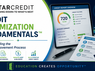 STAR CREDIT Credit Optimization Fundamentals guide about understanding the credit improvement process