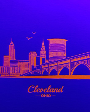 Illustration Print (Under a black light)