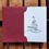 Thumbnail: Christmas Tree Folded Card Set (6) | Holiday Letterpress Card with Envelopes