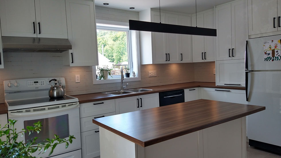 Projet de cuisine complet, design, fabrication, pose et finitions.